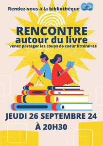 2024 affiche A4 RENCONTRE AUTOUR DU LIVRE (14.8 × 21 cm) (210 x 297 mm) (1)