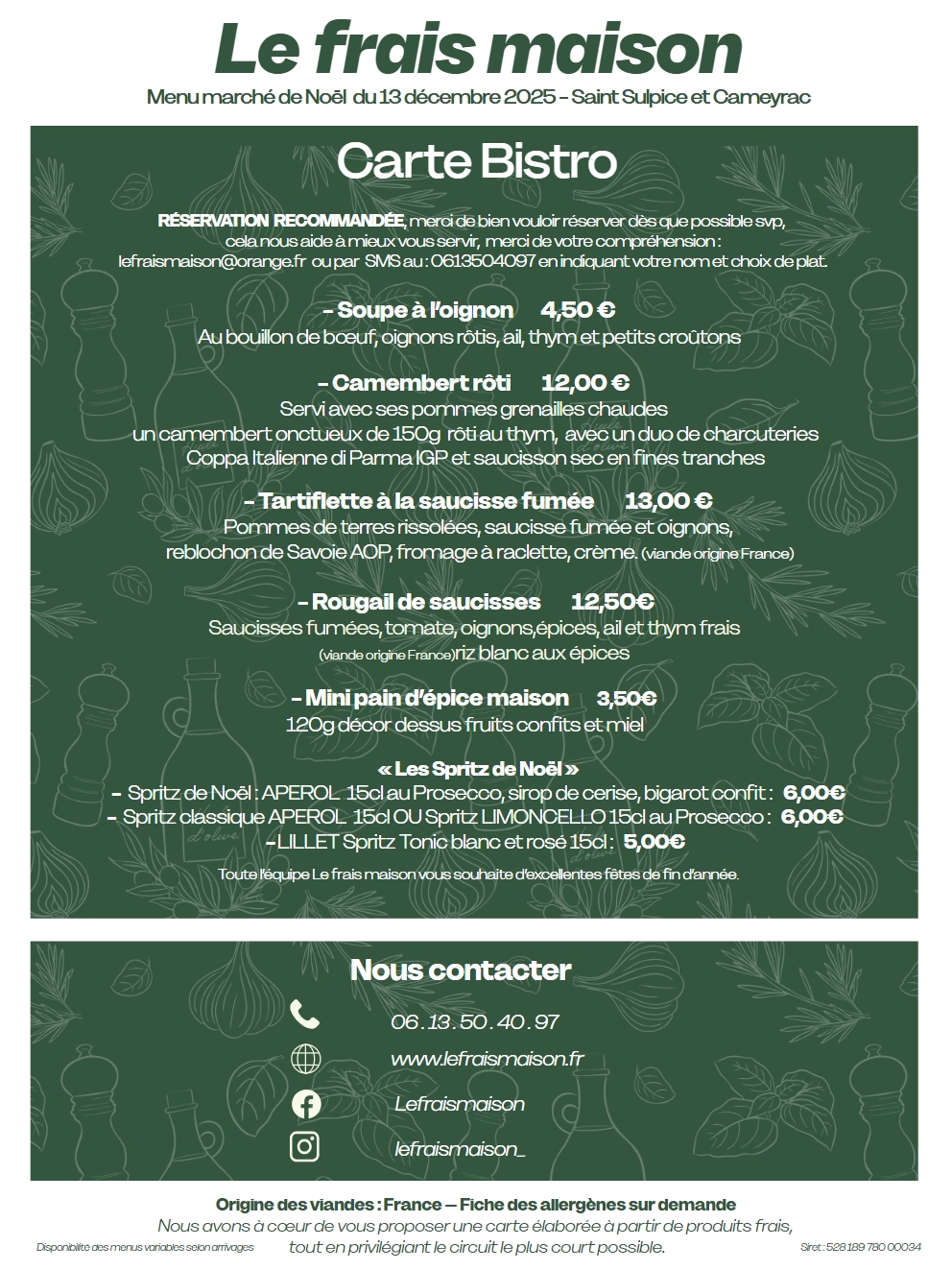 MENUS LFM - Marché de Noel St Sulpice Camayrac 13_12_25